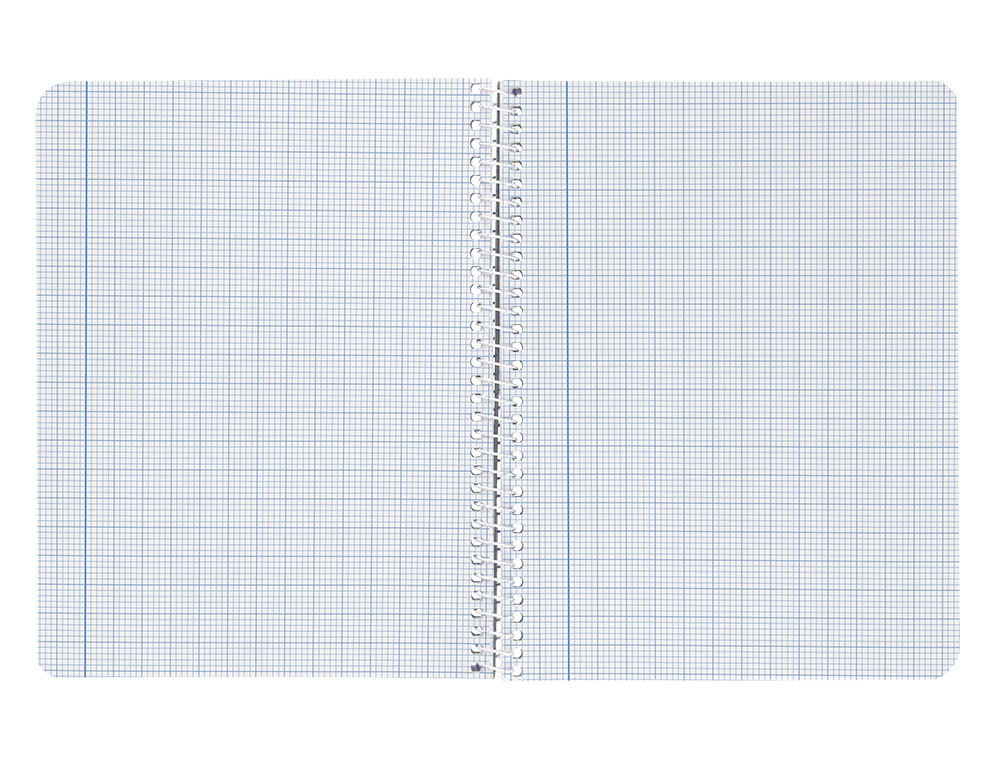 CUADERNO ESPIRAL LIDERPAPEL CUARTO WITTY TAPA DURA 80H 75GR MILIMETRADO 2MM COLORES SURTIDOS