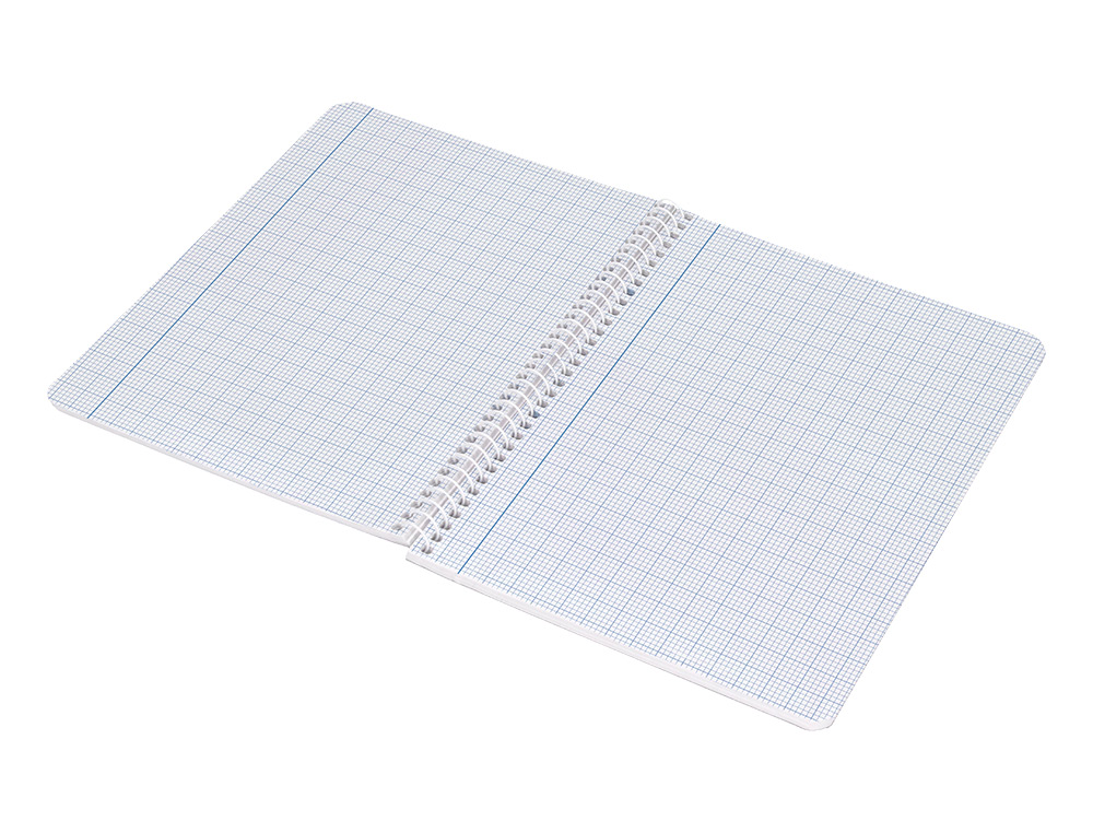 CUADERNO ESPIRAL LIDERPAPEL CUARTO WITTY TAPA DURA 80H 75GR MILIMETRADO 2MM COLORES SURTIDOS