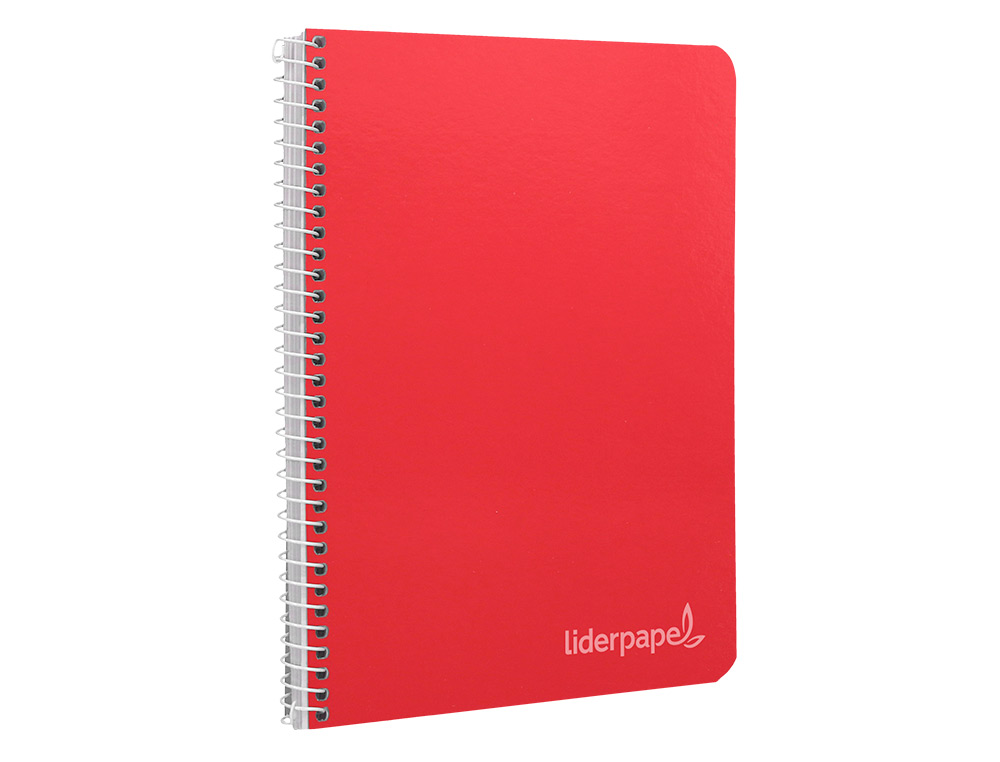 CUADERNO ESPIRAL LIDERPAPEL CUARTO WITTY TAPA DURA 80H 75GR MILIMETRADO 2MM COLORES SURTIDOS