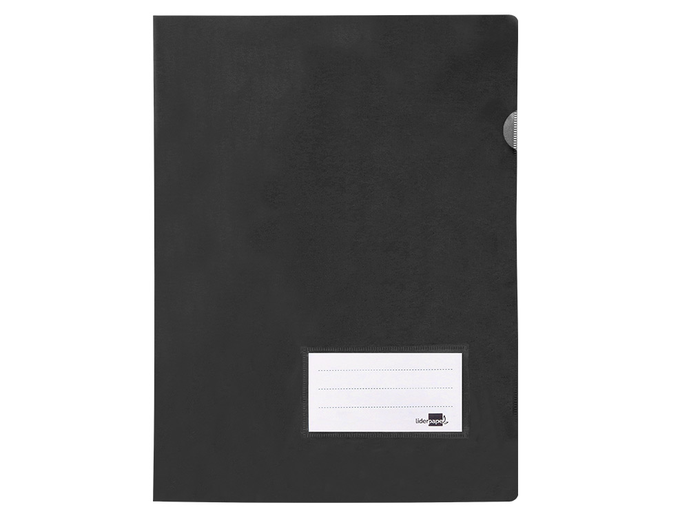 CARPETA LIDERPAPEL DOSSIER A4 UERO NEGRO OPACO