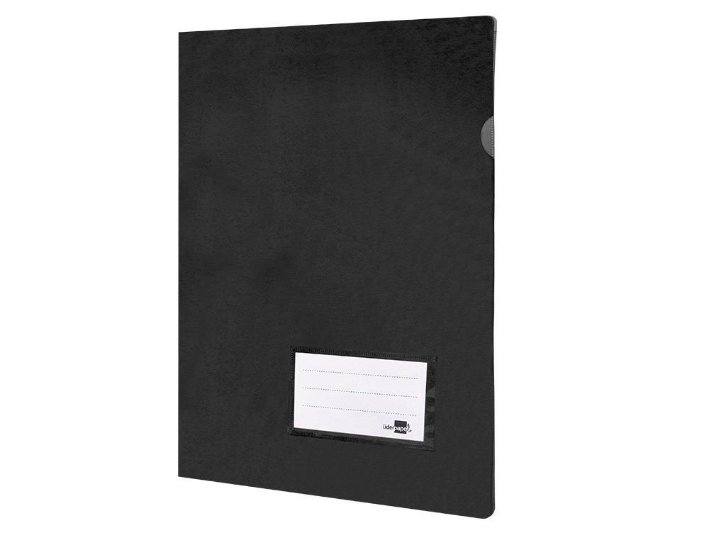 CARPETA LIDERPAPEL DOSSIER A4 UERO NEGRO OPACO
