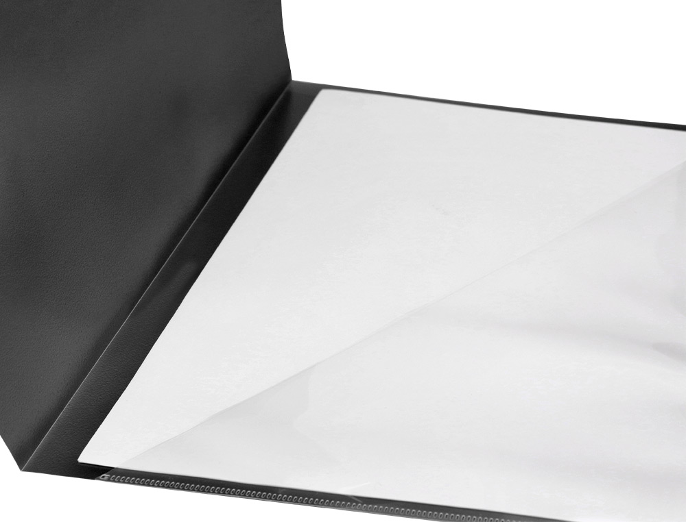 CARPETA LIDERPAPEL DOSSIER A4 UERO NEGRO OPACO