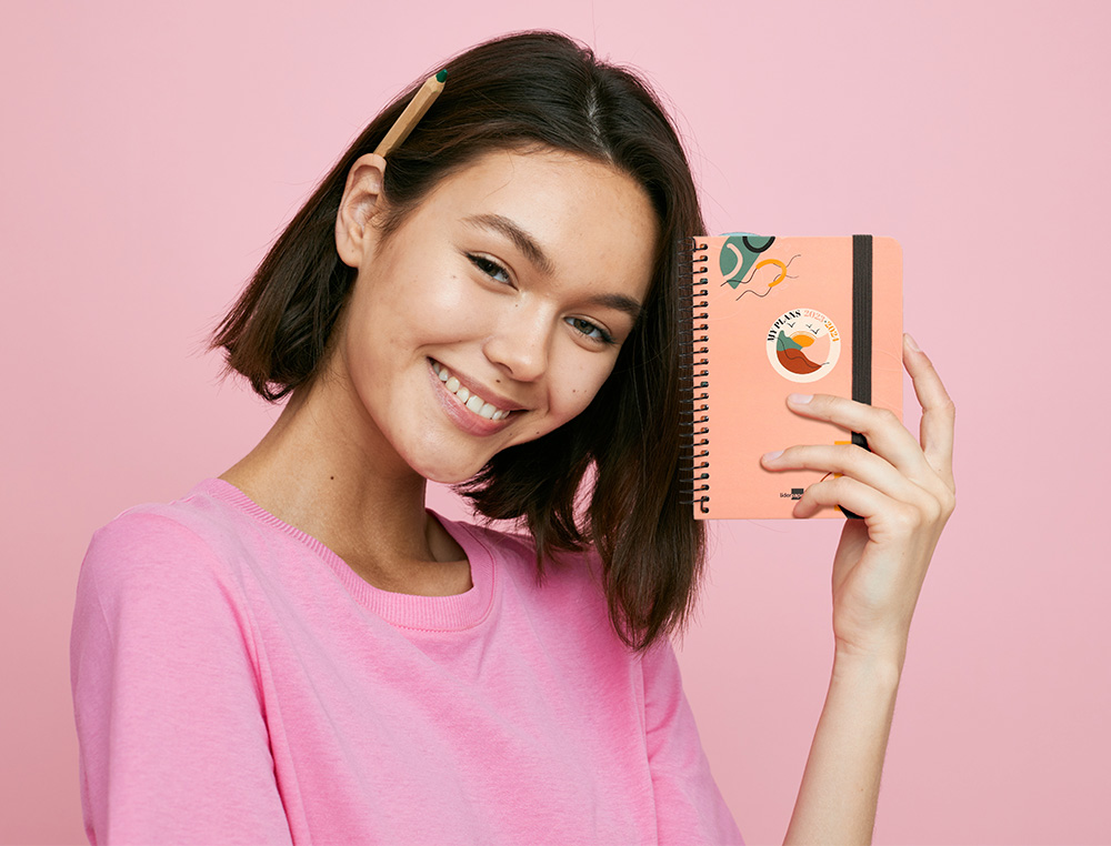 AGENDA ESCOLAR LIDERPAPEL CURSO 23-24 COLLEGE CLASSIC MY PLANS MINI BILINGUE DOS DIAS PAGINA ESPIRAL