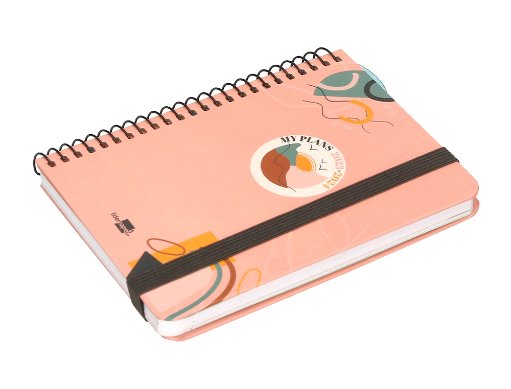 AGENDA ESCOLAR LIDERPAPEL CURSO 23-24 COLLEGE CLASSIC MY PLANS MINI BILINGUE DOS DIAS PAGINA ESPIRAL