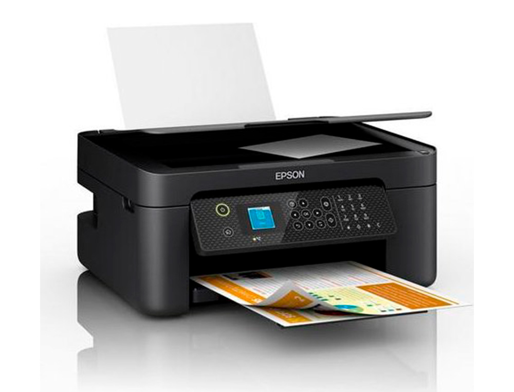 EQUIPO MULTIFUNCION EPSON WORK FORCE WF-2910DWF WIFI TINTA 10 PPM BANDEJA 100 HOJAS ESCANER COPIADORA