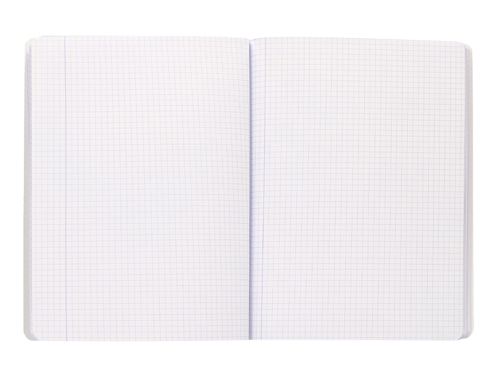 LIBRETA LIDERPAPEL ANTARTIK A5+ PLUS COSIDA 48 HOJAS 90G/M2 CUADRO 4MM CON MARGEN 6 COLORES SURTIDOS