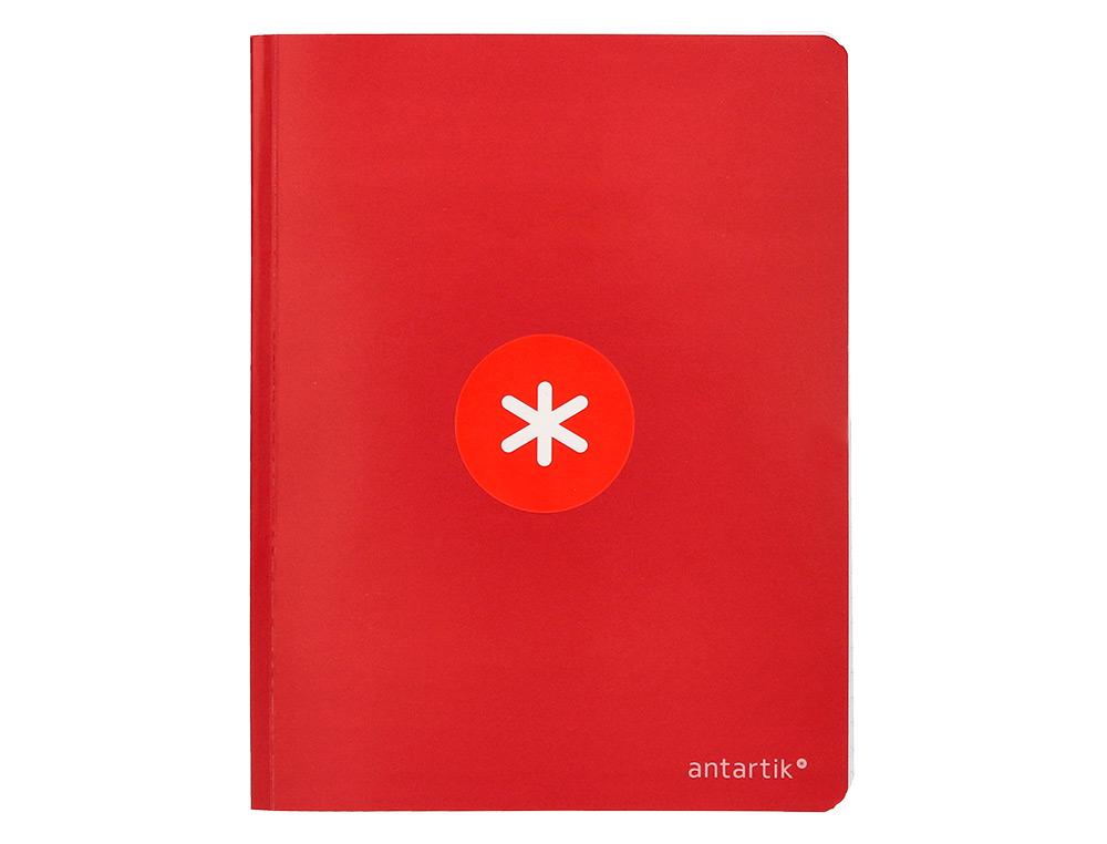 LIBRETA LIDERPAPEL ANTARTIK A5+ PLUS COSIDA 48 HOJAS 90G/M2 CUADRO 4MM CON MARGEN 6 COLORES SURTIDOS