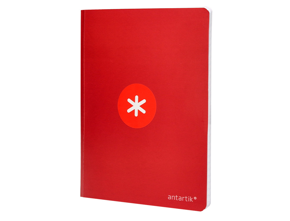 LIBRETA LIDERPAPEL ANTARTIK A5+ PLUS COSIDA 48 HOJAS 90G/M2 CUADRO 4MM CON MARGEN 6 COLORES SURTIDOS