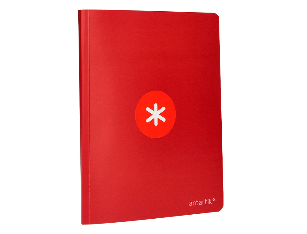 LIBRETA LIDERPAPEL ANTARTIK A5+ PLUS COSIDA 48 HOJAS 90G/M2 CUADRO 4MM CON MARGEN 6 COLORES SURTIDOS