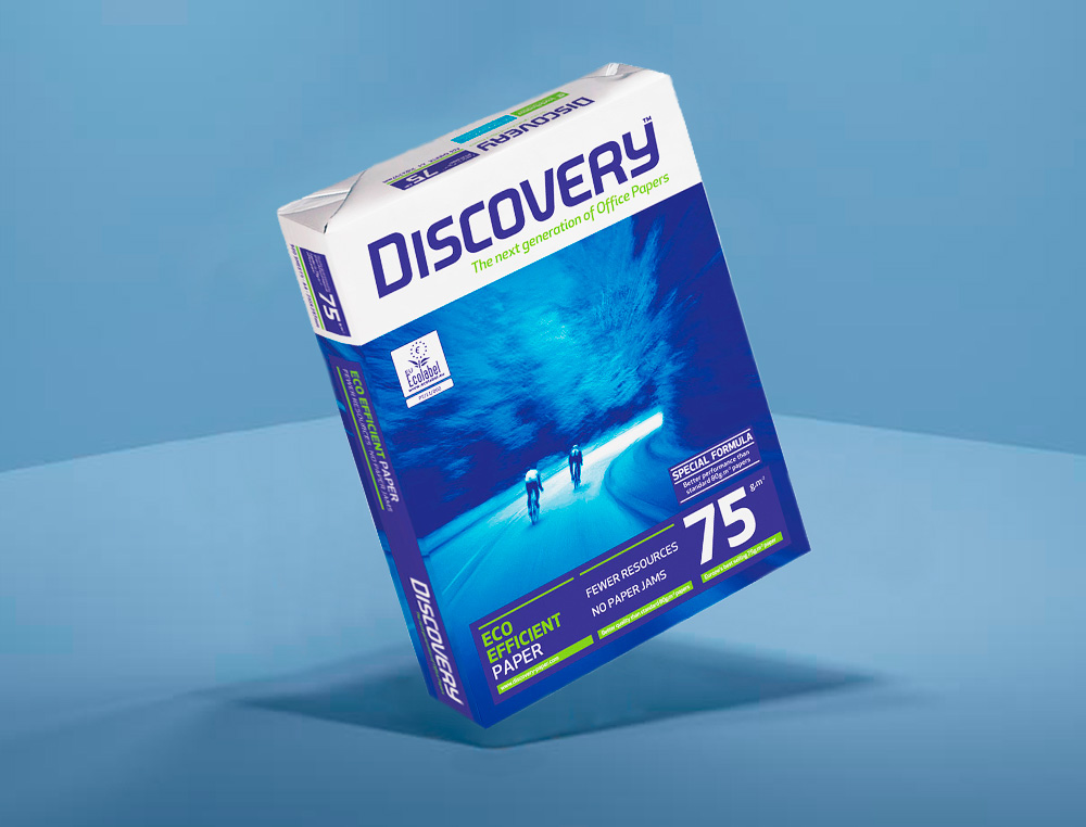 PAPEL FOTOCOPIADORA DISCOVERY DIN A4 75 GRAMOS PAPEL MULTIUSO INK-JET Y LASERPAQUETE DE 500 HOJAS