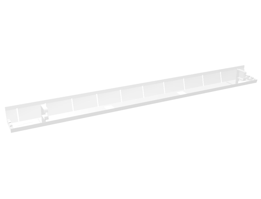 Canal electrificacin mesas Vital Plus ST 180cm. Blanco.