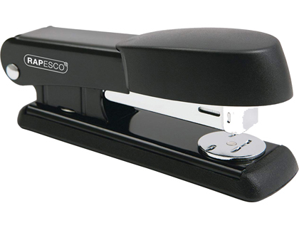 GRAPADORA RAPESCO BOWFIN METALICA CAPACIDAD 25 HOJAS USA GRAPAS 24/6 Y 26/6 COLOR NEGRO