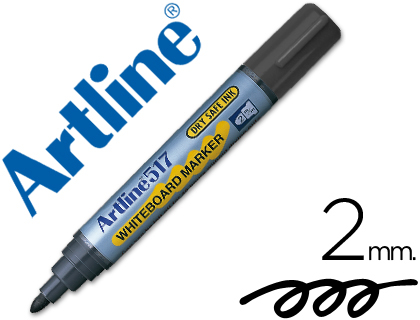 ROTULADOR ARTLINE PIZARRA EK-517 NEGRO -PUNTA REDONDA 2 MM -TINTA DE BAJO OLOR