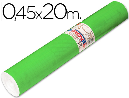 ROLLO ADHESIVO AIRONFIX UNICOLOR VERDE MEDIO 67005 ROLLO DE 20 MT