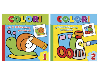 CUADERNO PARA COLOREAR COLORI 84 PAGINAS 210X210 MM